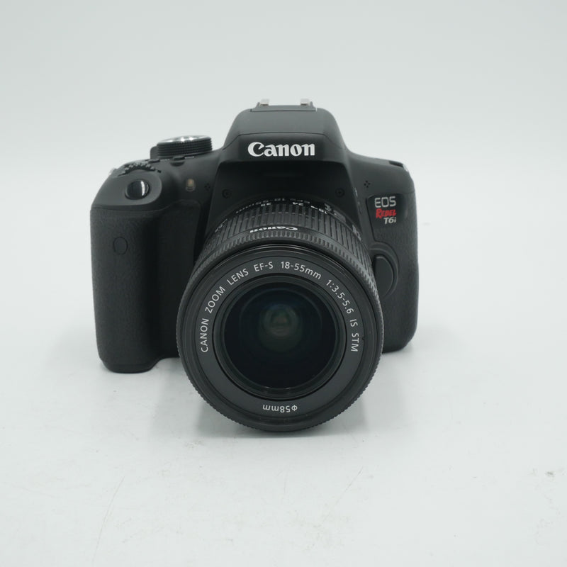 Canon EOS Rebel T6i DSLR Camera with 18-55mm Lens *USED*