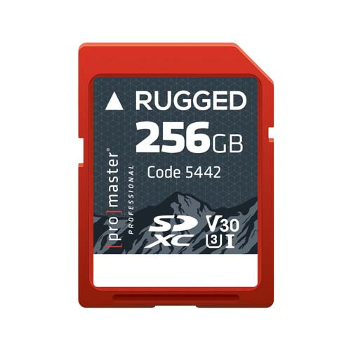 Promaster Rugged SDXC Card - 256GB UHS-I V30