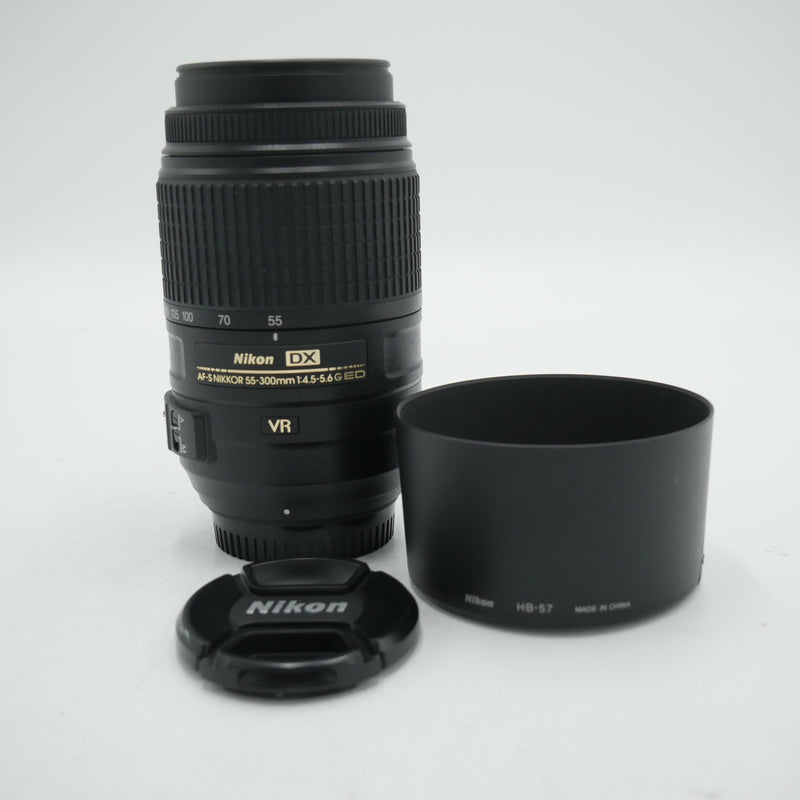 Nikon AF-S DX NIKKOR 55-300mm f/4.5-5.6G ED VR Lens *USED*