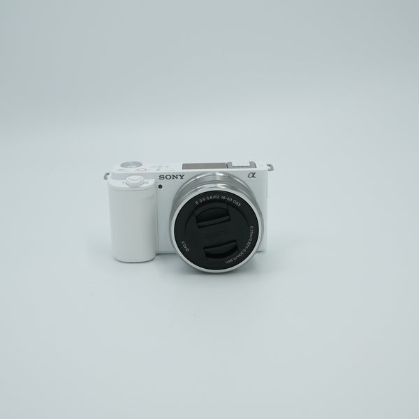 Sony ZV-E10 Mirrorless Camera with 16-50mm Lens (White) *USED*