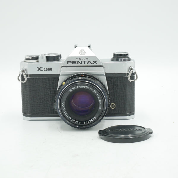 Pentax K1000 35mm SLR Camera with 50mm f/2 SMC *M* Lens *USED*