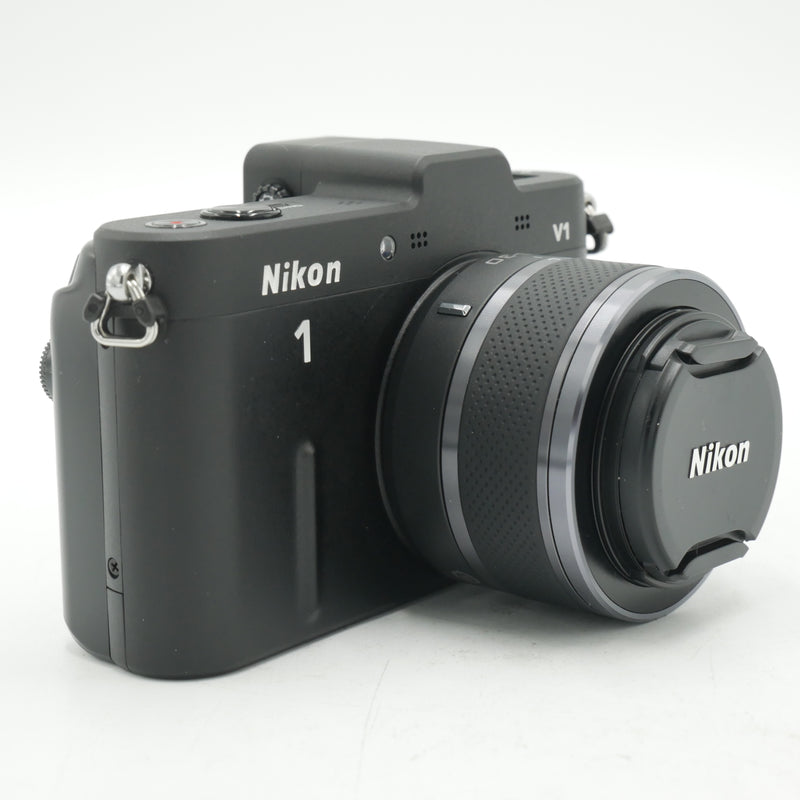 Nikon 1 V1 Mirrorless Digital Camera with 10-30mm Lens (Black) *USED*