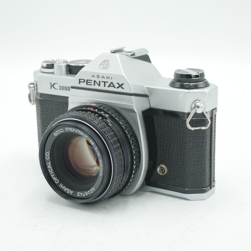 Pentax K1000 35mm SLR Camera with 50mm f/2 SMC *M* Lens *USED*