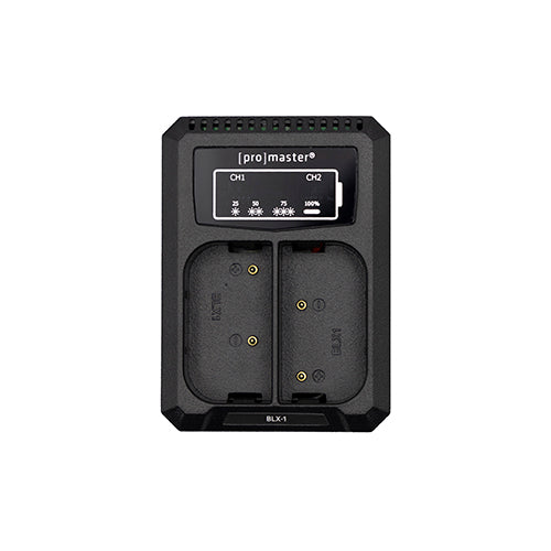 ProMaster Dually Charger - USB For Om System BLX-1