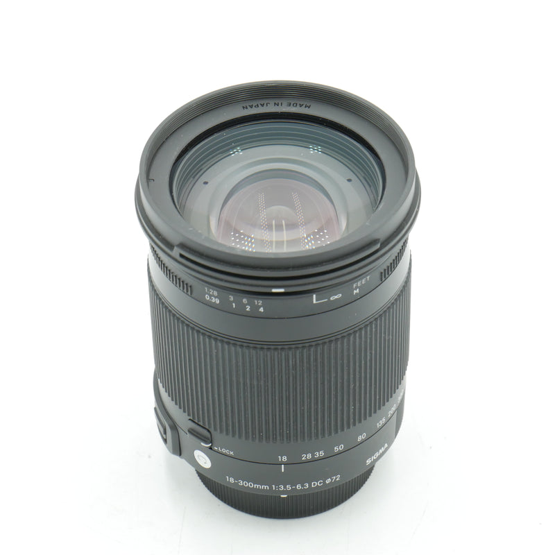 Sigma 18-300mm f/3.5-6.3 DC Macro OS HSM Contemporary Lens for Nikon F  *USED*