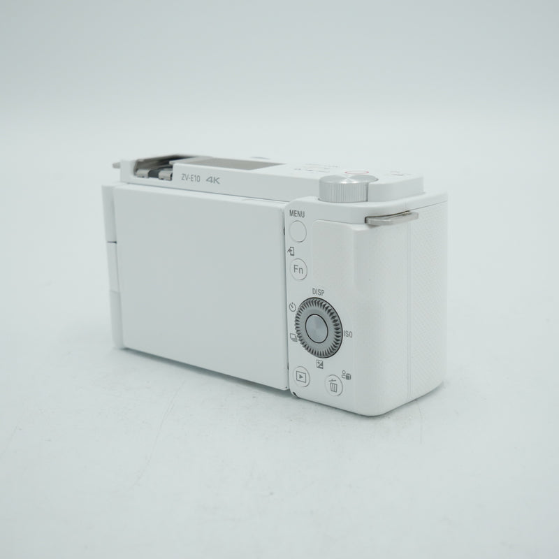 Sony ZV-E10 Mirrorless Camera (White) *USED*