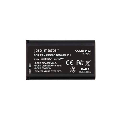 Promaster Li-ion Battery for Panasonic DMW-BLJ31