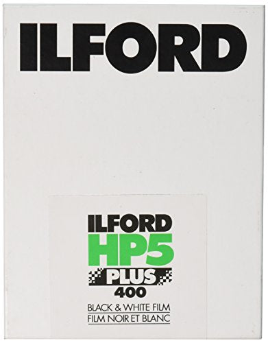 Ilford HP5 Plus Black and White Negative Film (4 x 5", 25 Sheets)