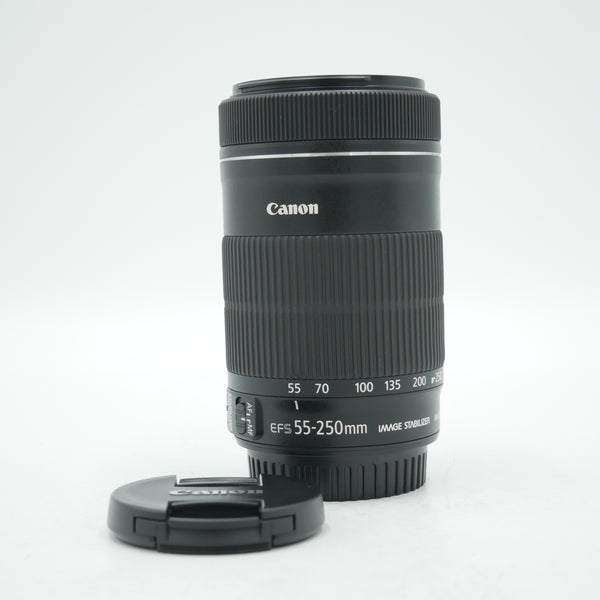 Canon EF-S 55-250mm f/4-5.6 IS STM Lens *USED*