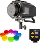 Paul C. Buff Celestial Flash Strobe Monolight Bundle with CyberSync Trigger Transmitter 3 and Color Gel Domes