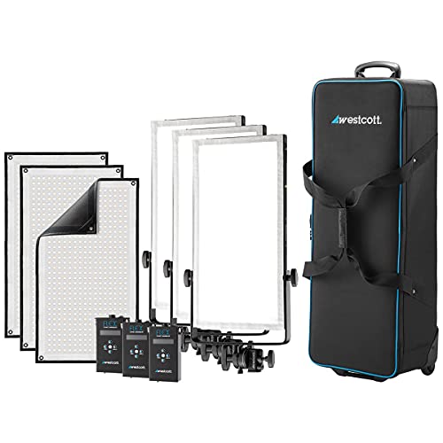 Westcott Peter Hurley Flex Cine Bi-Color 3-Light Kit (1 x 2')