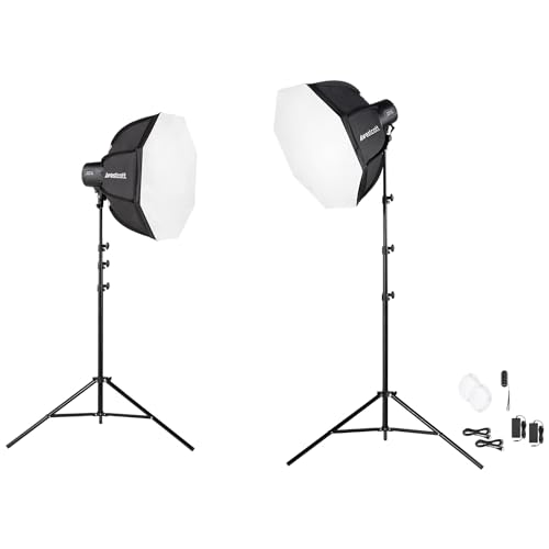 Westcott U60-B Bi-Color LED Monolight with Octabox (2-Light Kit)