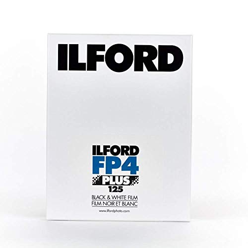 Ilford FP4 Plus Black and White Negative Film (4 x 5", 25 Sheets)