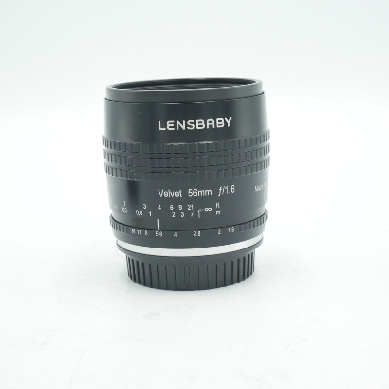 Lensbaby Velvet 56mm f/1.6 Lens for Nikon F (Black) *USED*