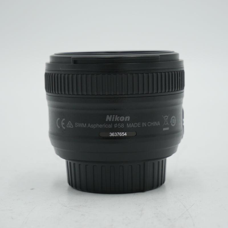 Nikon AF-S NIKKOR 50mm f/1.8G Lens *USED*