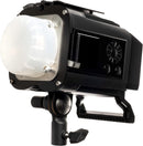 Paul C. Buff Celestial Flash Strobe Monolight Bundle with 64” White PLM Umbrella