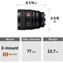 Sony FE 85mm f/1.4 GM II Lens Bundle with Additional Accessories