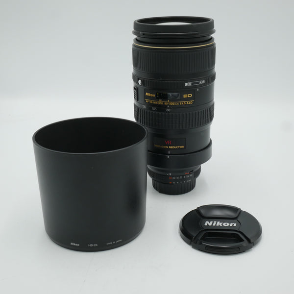 Nikon AF VR Zoom-NIKKOR 80-400mm f/4.5-5.6D ED Lens *USED*