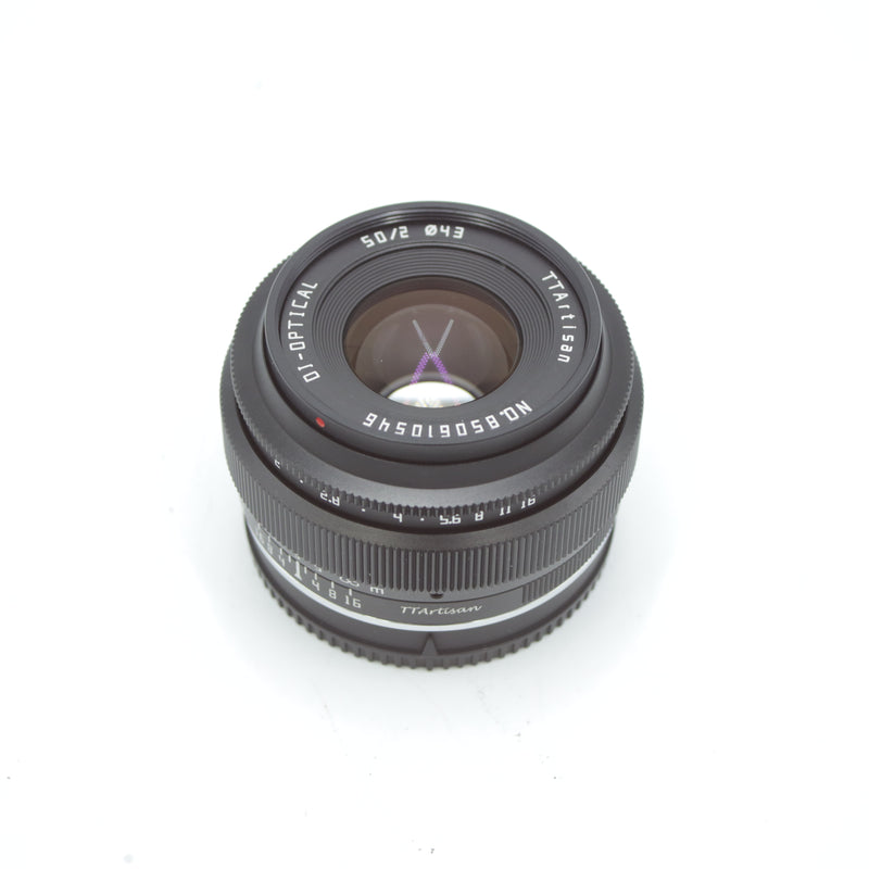 TTArtisan 50mm f/2 Manual Lens for MFT *USED*