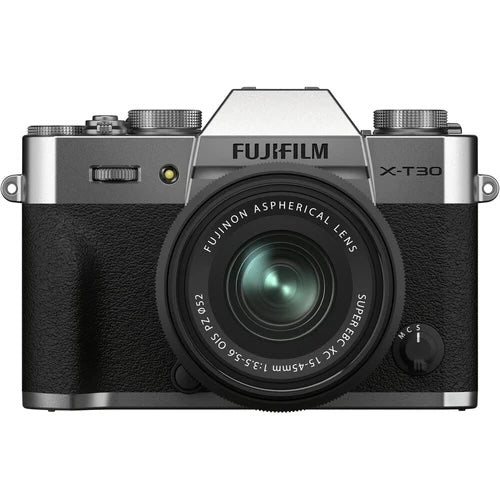 FUJIFILM X-T30 II Mirrorless Camera with 15-45mm f/3.5-5.6 Lens (Silver) *OPEN BOX*