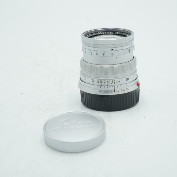 Leica 50mm F/2 Summicron Rigid (Silver) *USED*