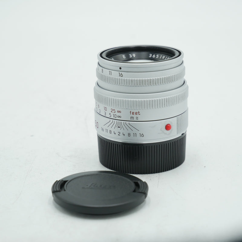 Leica Summicron-M 50mm F/2 (Silver) *USED*