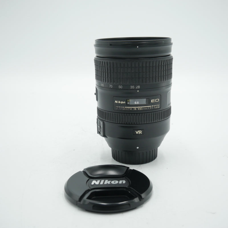 Nikon AF-S NIKKOR 28-300mm f/3.5-5.6G ED VR Lens *USED*