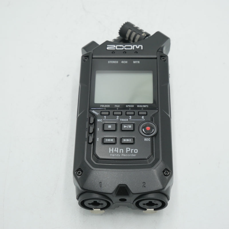 Zoom H4n Pro 4-Input / 4-Track Portable Handy Recorder with Onboard X/Y Mic Capsule (Black) *USED*