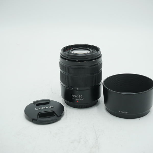 Panasonic Lumix G Vario 45-150mm f/4-5.6 ASPH. MEGA O.I.S. Lens (Black) *USED*