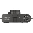 Fujifilm X Half Digital Camera (Charcoal Silver) Bundle with Advanced Accessories | Fuji X Half Camera