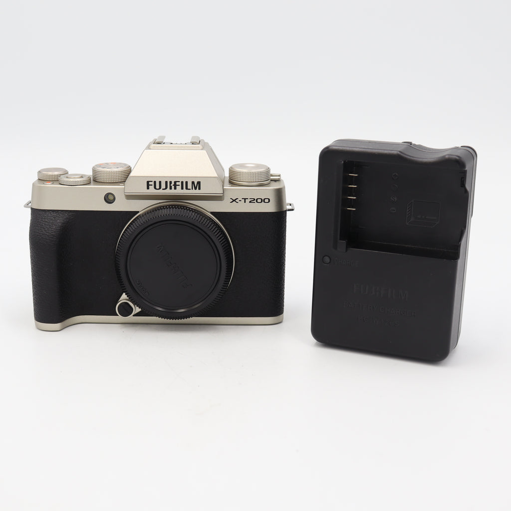 Champagne Gold Fujifilm Xt200 Zoom Lens Xt 200 Fuji T200