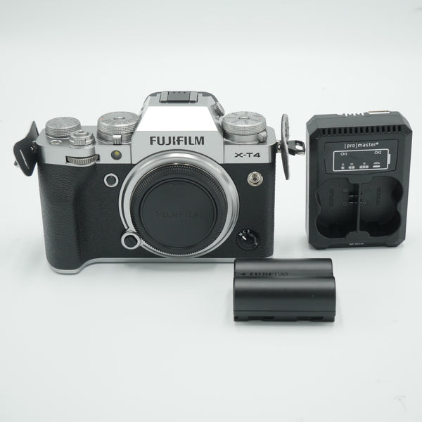 FUJIFILM X-T4 Mirrorless Camera (Silver) *USED*