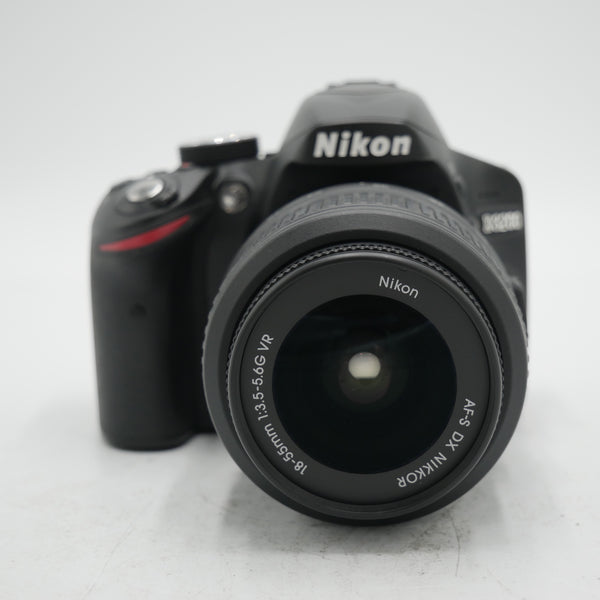 Nikon D3200 DSLR Camera with 18-55mm Lens *USED*