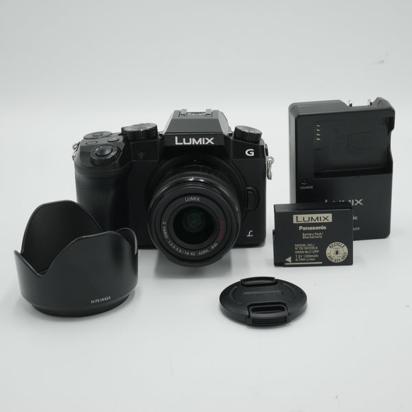 Panasonic Lumix G7 Mirrorless Camera with 14-42mm Lens (Black) *USED*