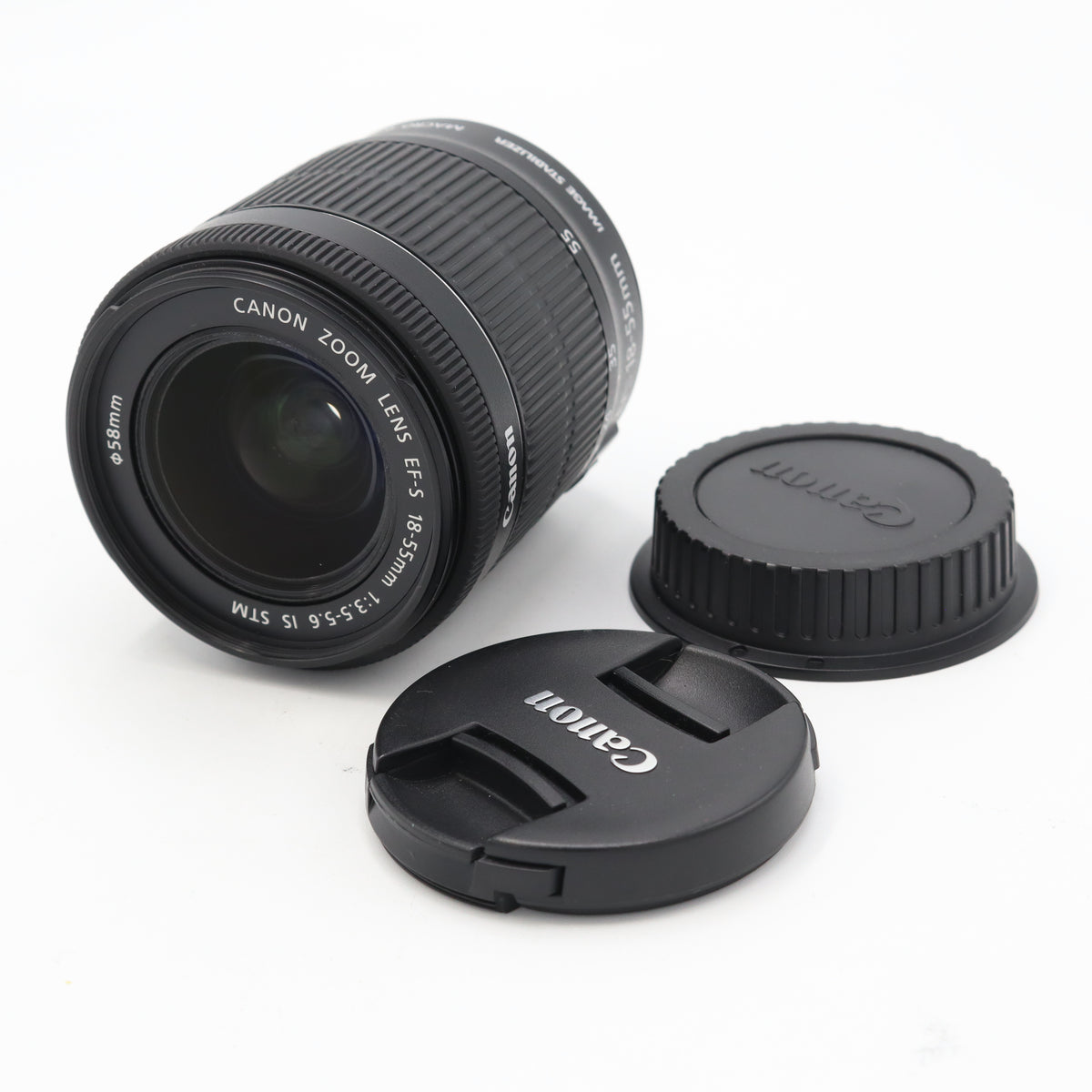 [美品] Canon EF-S18-55mm F4-5.6 IS STM Canon EF-S 18-55mm f/4-5.6 IS STM Lens