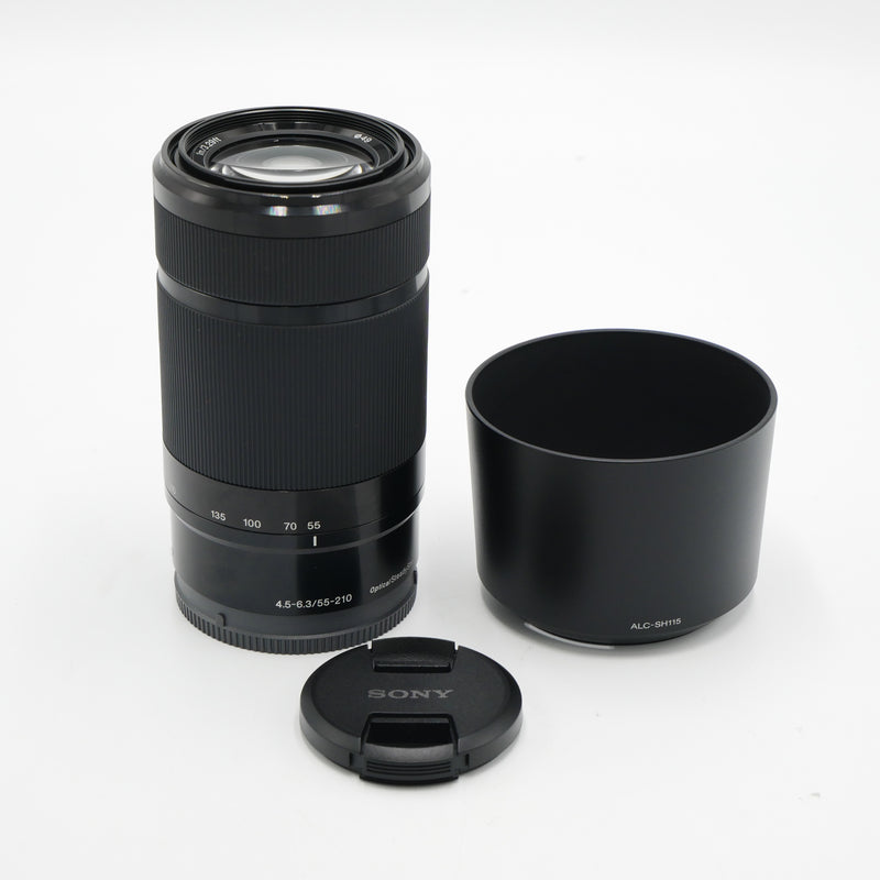 Sony E 55-210mm f/4.5-6.3 OSS Lens (Black) *USED*