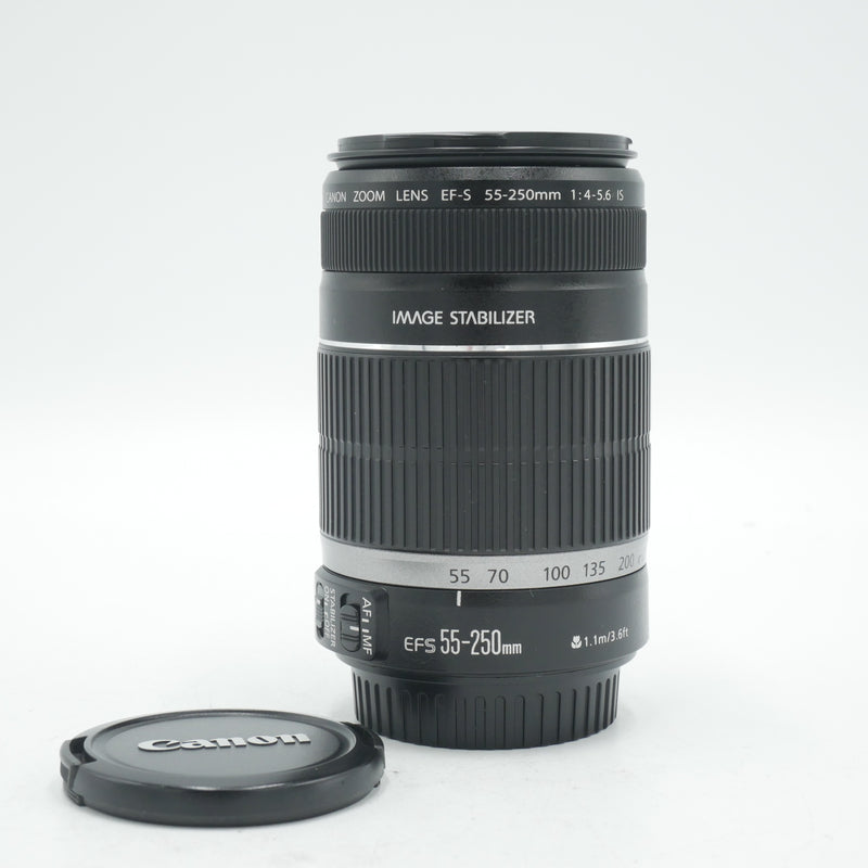 Canon EF-S 55-250mm f/4-5.6 IS Lens *USED*