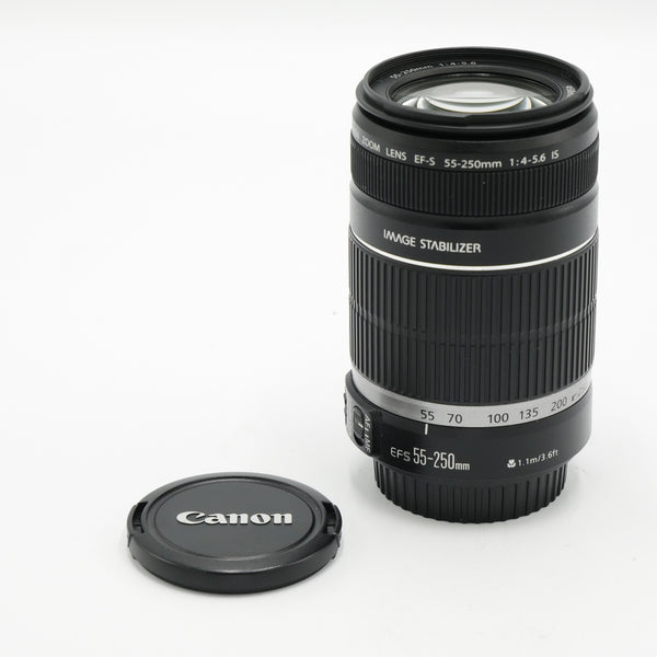 Canon EF-S 55-250mm f/4-5.6 IS Lens *USED*