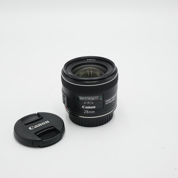 Canon EF 28mm f/2.8 IS USM Lens *USED*