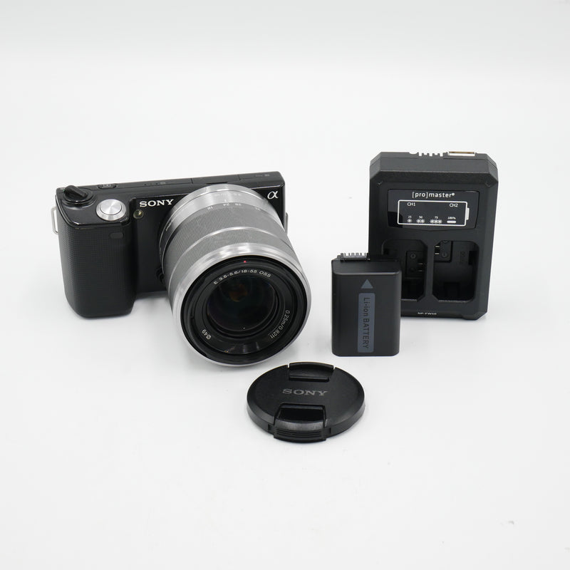 Sony NEX-5 Mirrorless Camera w/ 18-55mm Lens *USED*