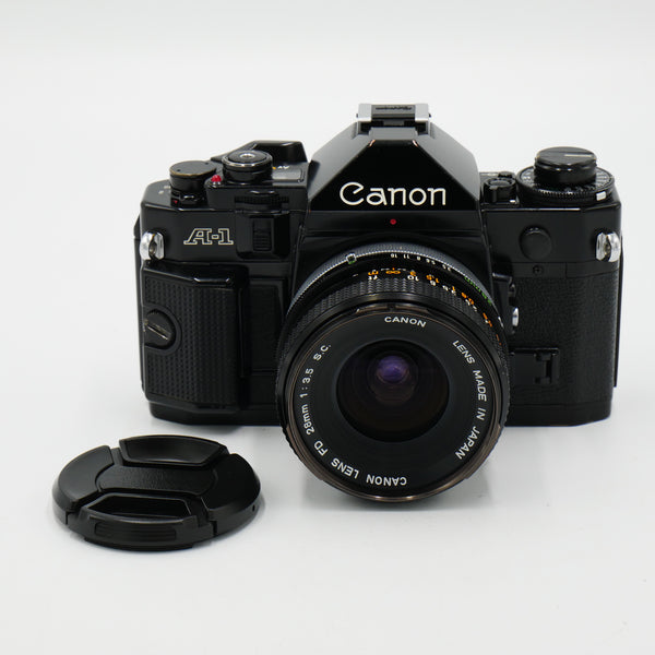 Canon A-1 35mm SLR Camera w/ 28mm Lens *USED*