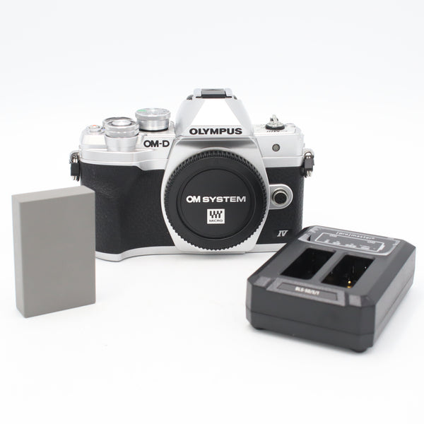 Olympus OM-D E-M10 Mark IV Mirrorless Camera (Silver) *USED*