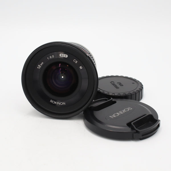 Rokinon 12 mm f/2.0 NCS CS Lens (Canon EF‑M) *USED*