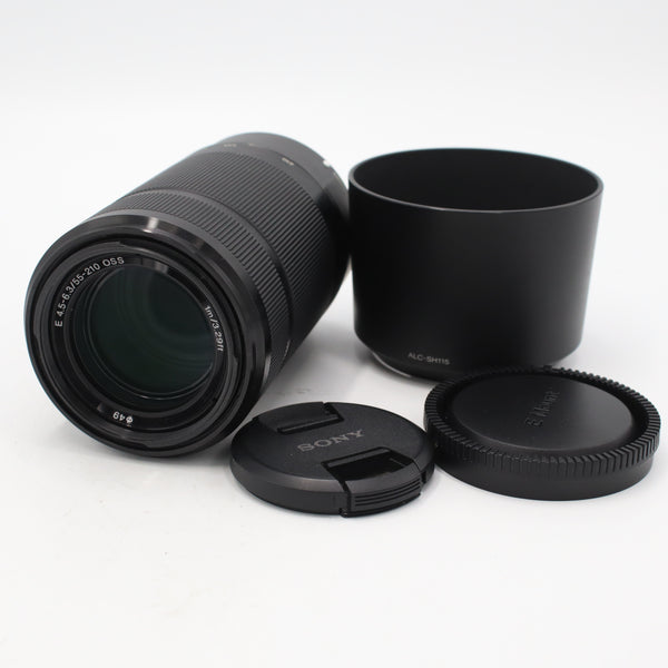 Sony E 55-210mm f/4.5-6.3 OSS Lens (Black) *USED*