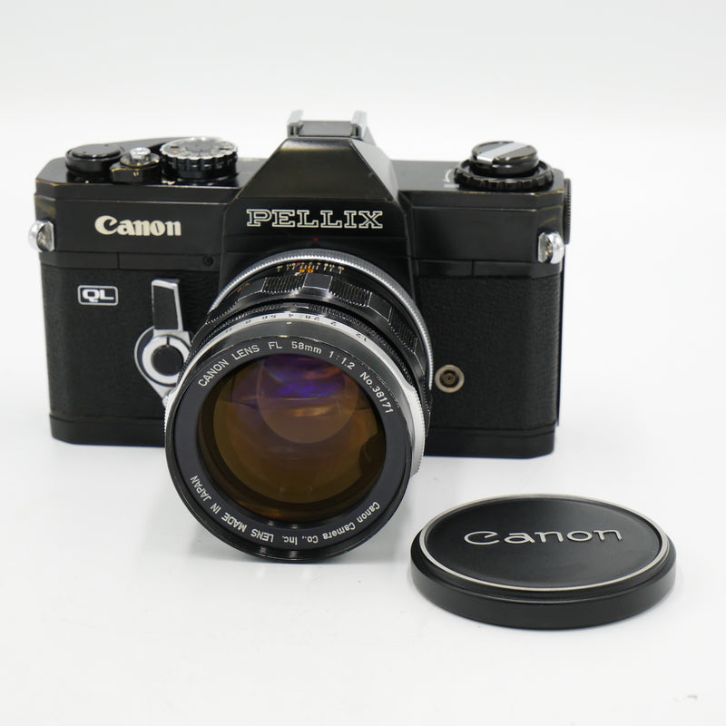 Canon Pellix 35mm SLR Film Camera w/ 58mm Lens *USED*