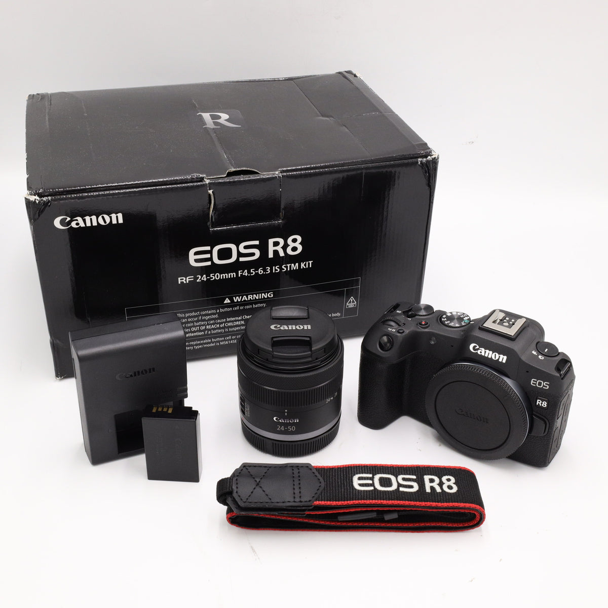 Canon EOS R8 Camera With 24-50mm F4.5-6.3 STM Lens Kit