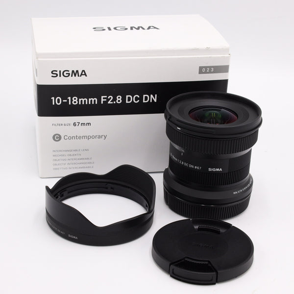 SIGMA 10-20mm F1.8 キャノン Sigma 10-18mm f/2.8 DC DN Contemporary Lens for Canon RF *OPEN BOX*