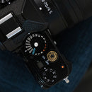 Promaster Deluxe Soft Shutter Button – Bright Brass Leaf Shutter Design