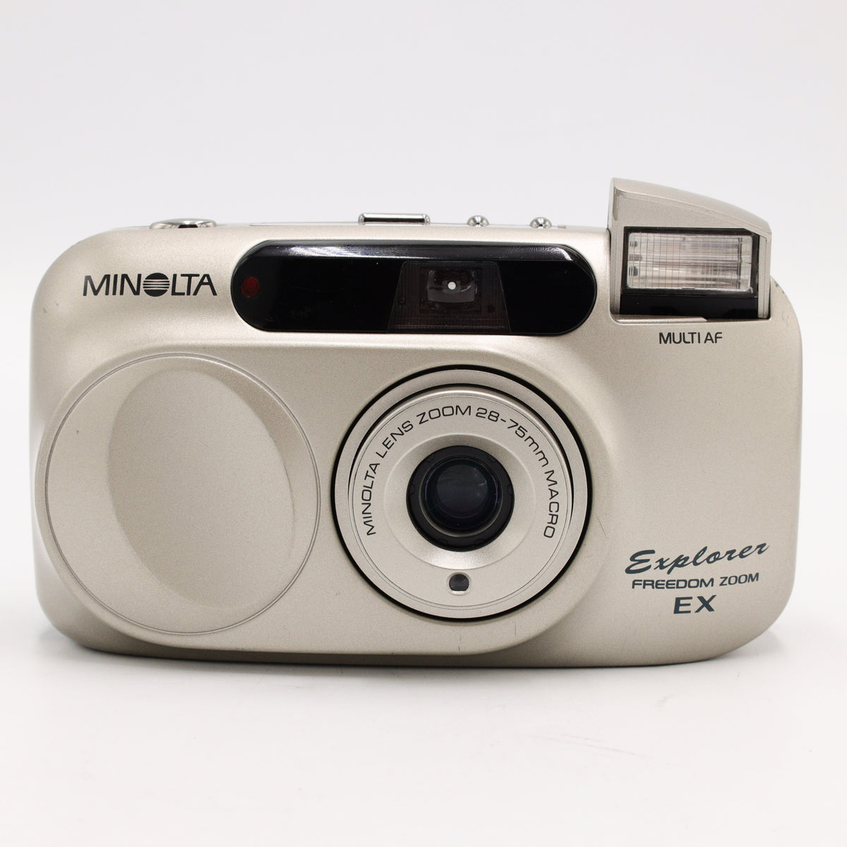 Minolta Explorer Freedom Zoom EX 35mm Point and Shoot Film Camera (Sil