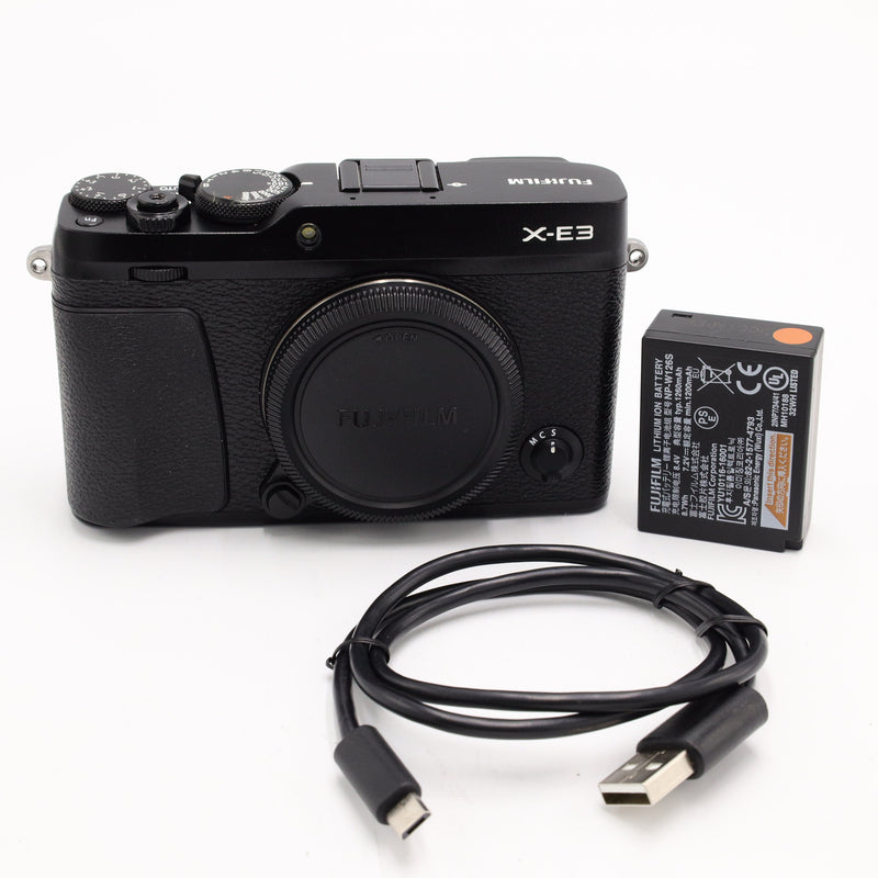FUJIFILM X-E3 ボディ ブラック Fujifilm X-E3 Mirrorless Camera (Black, Body Only) *USED*